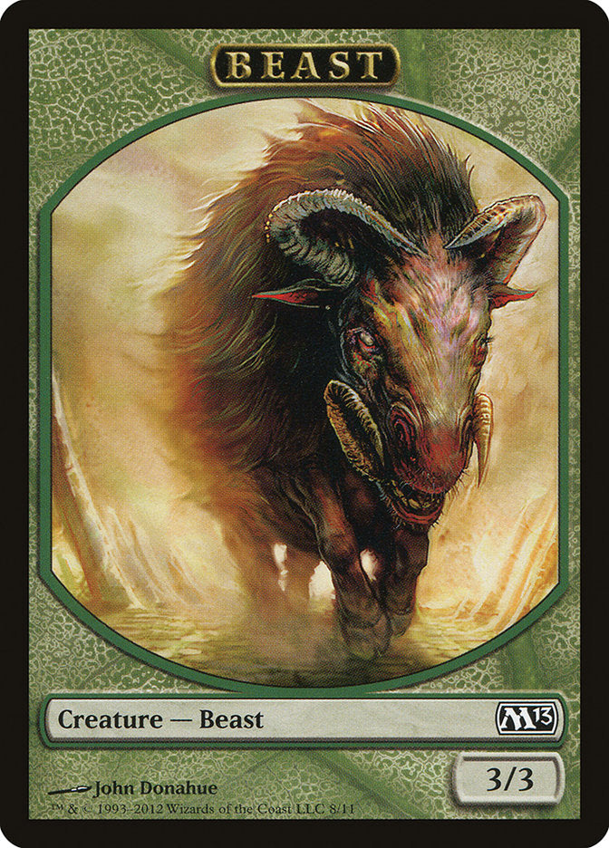 Beast Token [Magic 2013 Tokens] - Magic: The Gathering - Card Brawlers | Quebec | Canada |