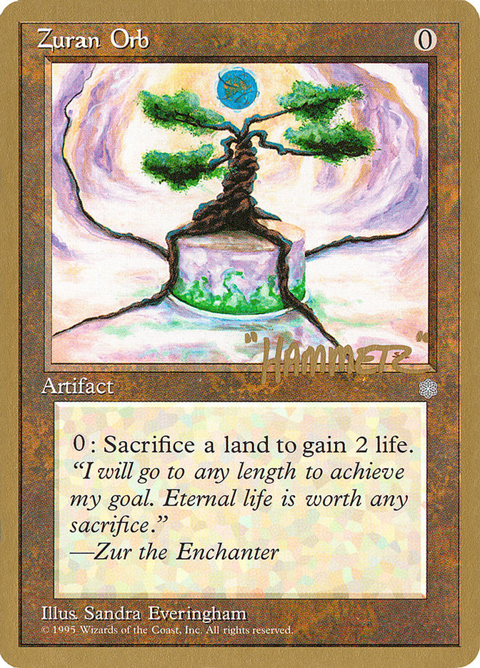 Zuran Orb (Shawn "Hammer" Regnier) [Pro Tour Collector Set] - Magic: The Gathering - Card Brawlers | Quebec | Canada |