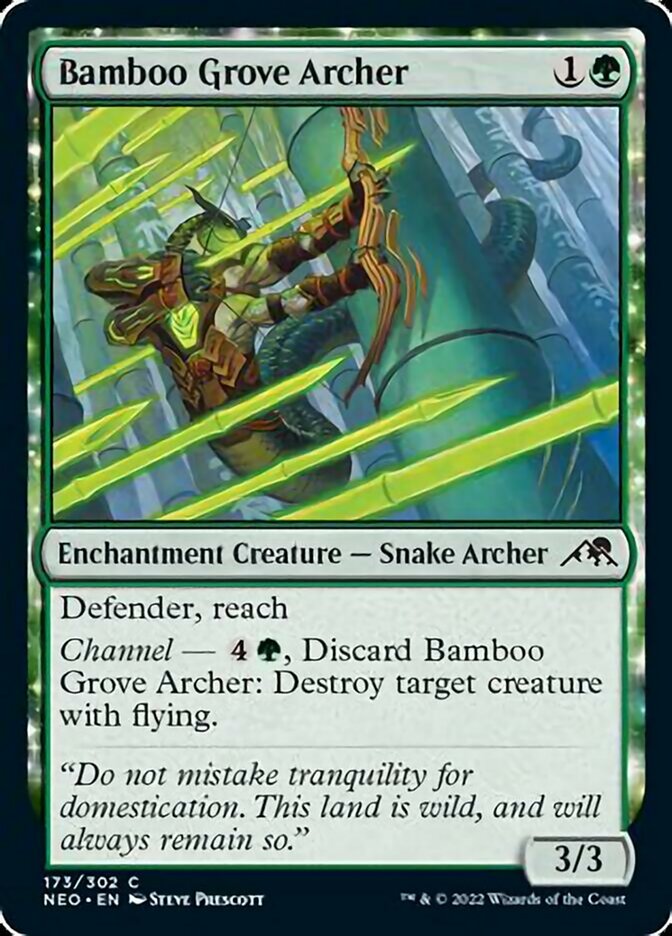 Bamboo Grove Archer [Kamigawa: Neon Dynasty] - Magic: The Gathering - Card Brawlers | Quebec | Canada |