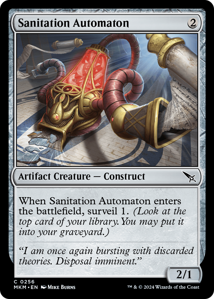 Sanitation Automaton [Murders at Karlov Manor] - Magic: The Gathering - Card Brawlers | Quebec | Canada |