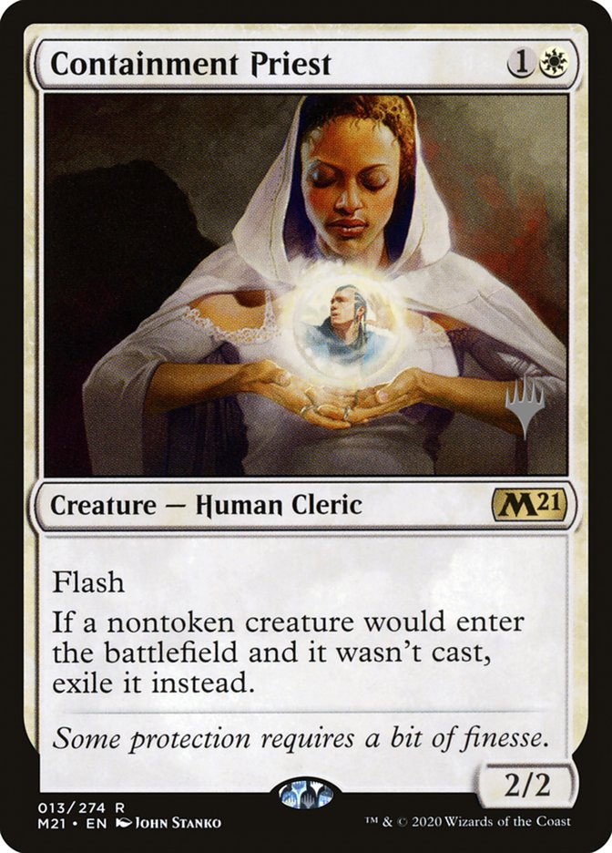 Containment Priest (Promo Pack) [Core Set 2021 Promos] - Magic: The Gathering - Card Brawlers | Quebec | Canada |
