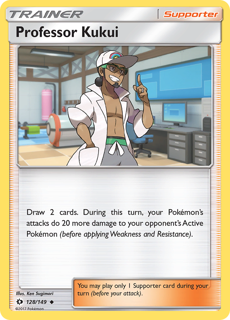 Professor Kukui (128/149) [Sun & Moon: Base Set] - Pokémon - Card Brawlers | Quebec | Canada |