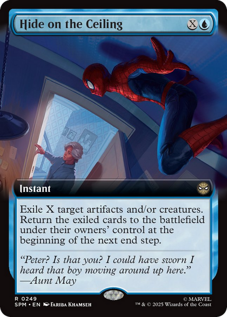 Hide on the Ceiling (Extended Art) [Marvel's Spider-Man] - Magic: The Gathering - Card Brawlers | Quebec | Canada |