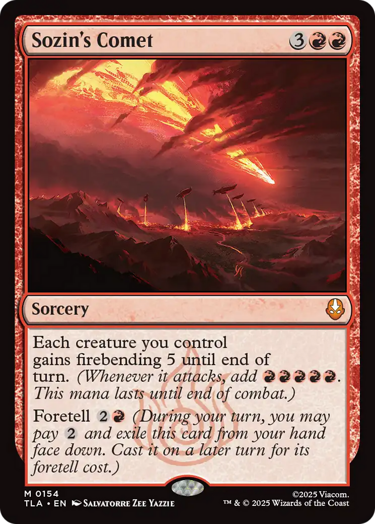 Sozin's Comet [Avatar: The Last Airbender] - Magic: The Gathering - Card Brawlers | Quebec | Canada |