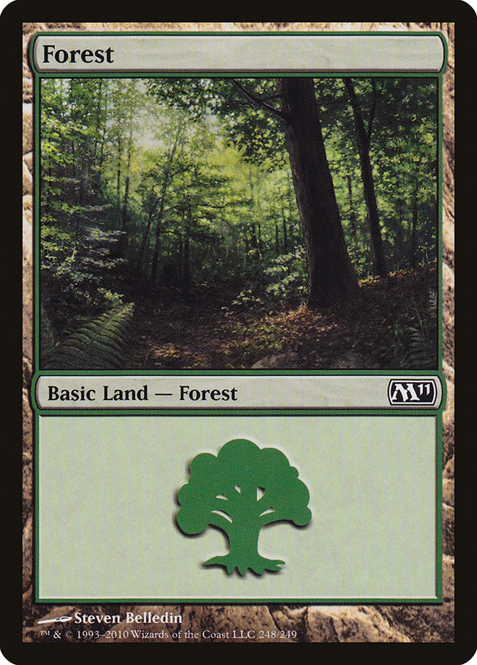 Forest (248) [Magic 2011] - Magic: The Gathering - Card Brawlers | Quebec | Canada |