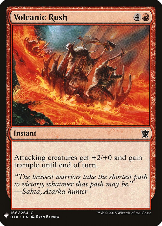 Volcanic Rush [Mystery Booster] - Magic: The Gathering - Card Brawlers | Quebec | Canada |