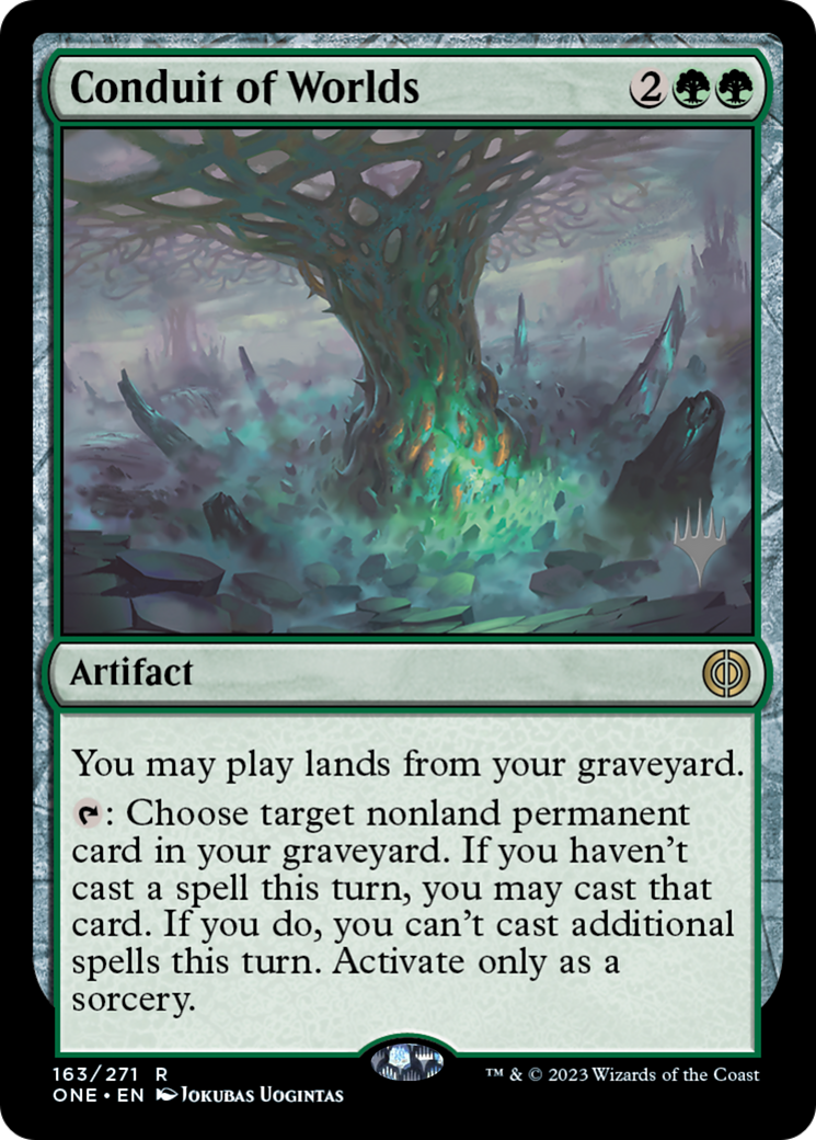 Conduit of Worlds (Promo Pack) [Phyrexia: All Will Be One Promos] - Magic: The Gathering - Card Brawlers | Quebec | Canada |