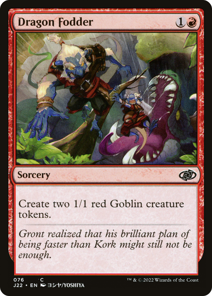 Dragon Fodder (76) [Jumpstart 2022] - Magic: The Gathering - Card Brawlers | Quebec | Canada |