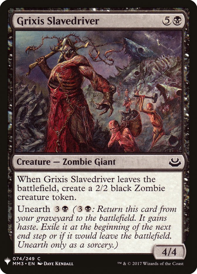 Grixis Slavedriver [Mystery Booster] - Magic: The Gathering - Card Brawlers | Quebec | Canada |