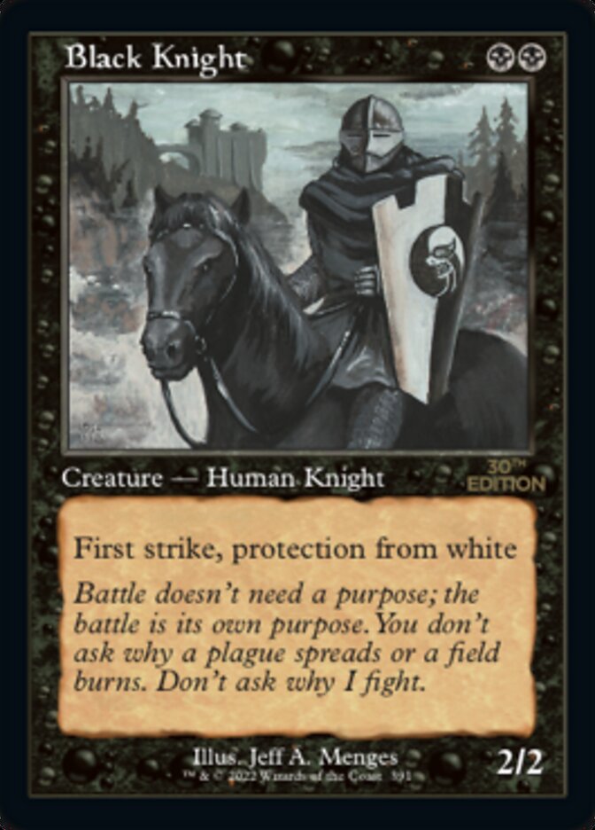 Black Knight (Retro) [30th Anniversary Edition] - Magic: The Gathering - Card Brawlers | Quebec | Canada |