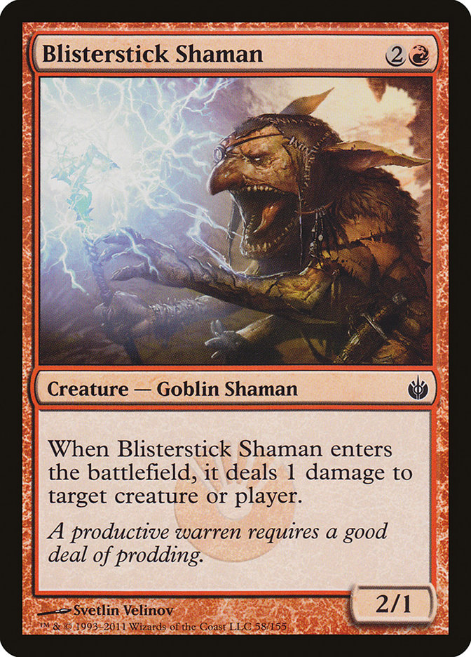 Blisterstick Shaman [Mirrodin Besieged] - Magic: The Gathering - Card Brawlers | Quebec | Canada |