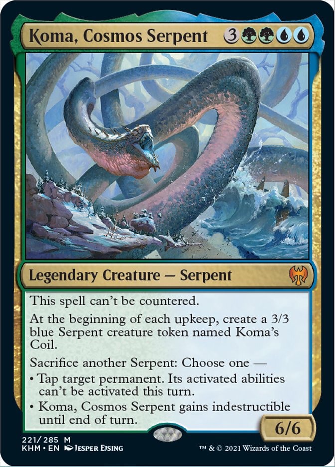 Koma, Cosmos Serpent [Kaldheim] - Magic: The Gathering - Card Brawlers | Quebec | Canada |