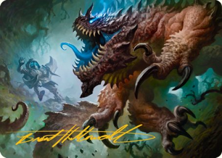 Basilisk Art Card (Gold-Stamped Signature) [Dungeons & Dragons: Adventures in the Forgotten Realms Art Series] - Magic: The Gathering - Card Brawlers | Quebec | Canada |