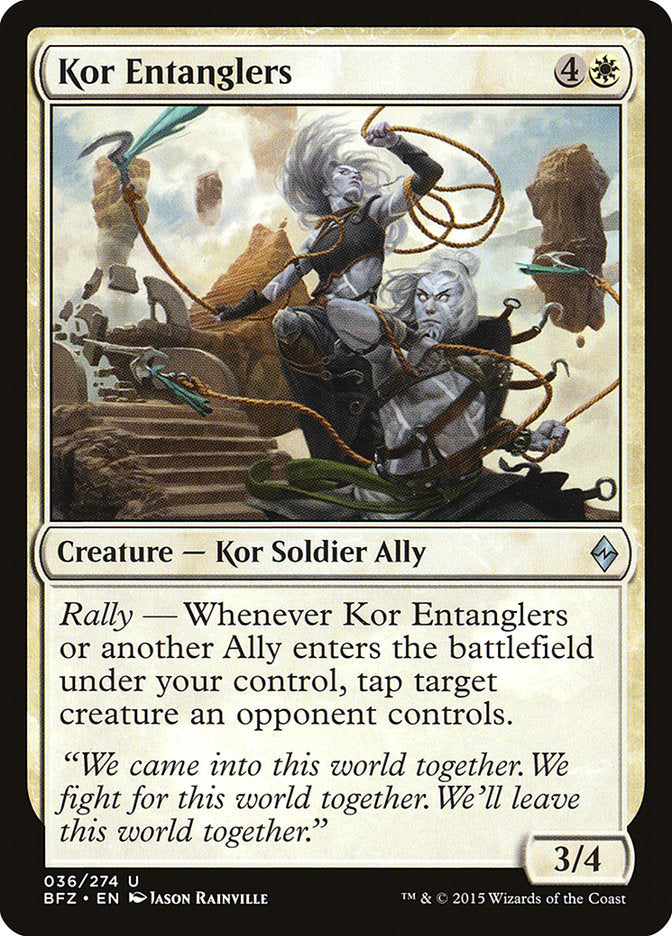 Kor Entanglers [Battle for Zendikar] - Magic: The Gathering - Card Brawlers | Quebec | Canada |