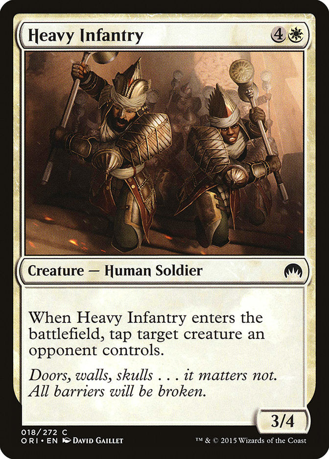 Heavy Infantry [Magic Origins] - Magic: The Gathering - Card Brawlers | Quebec | Canada |