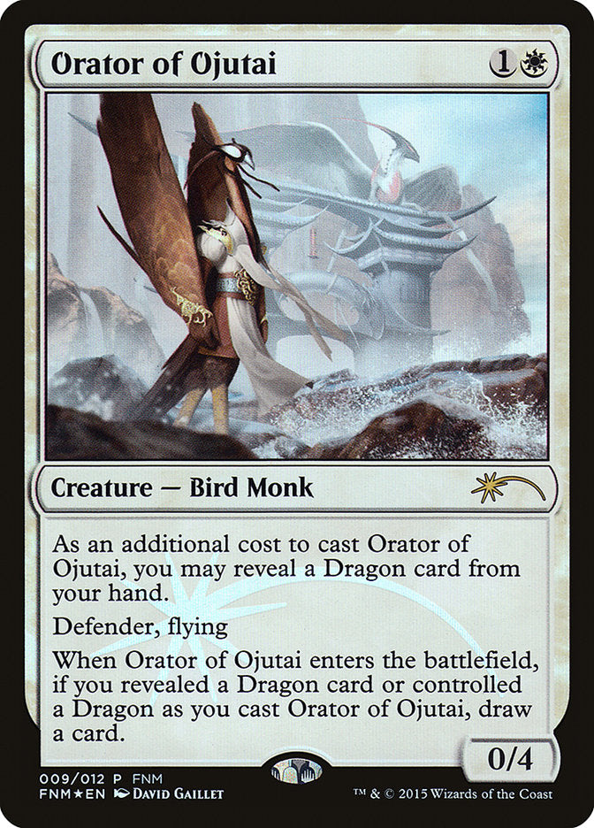 Orator of Ojutai [Friday Night Magic 2015] - Magic: The Gathering - Card Brawlers | Quebec | Canada |