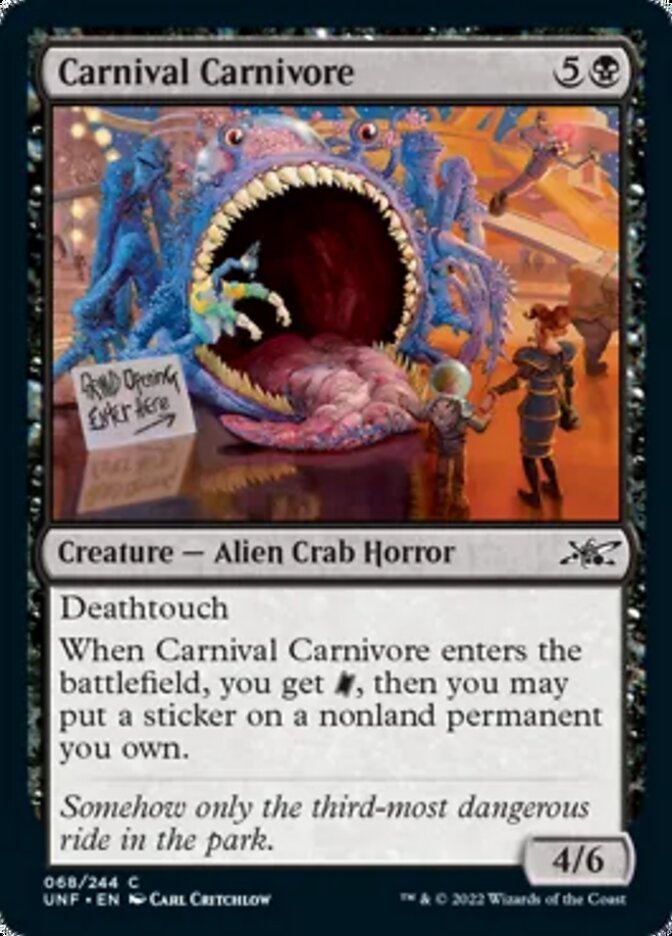 Carnival Carnivore [Unfinity] - Magic: The Gathering - Card Brawlers | Quebec | Canada |