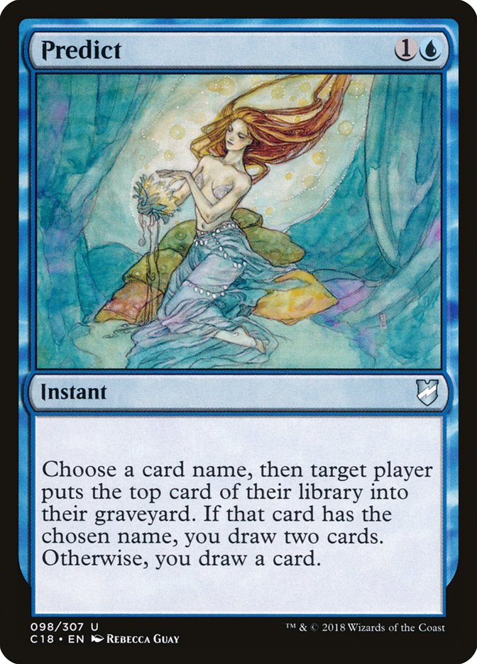 Predict [Commander 2018] - Magic: The Gathering - Card Brawlers | Quebec | Canada |