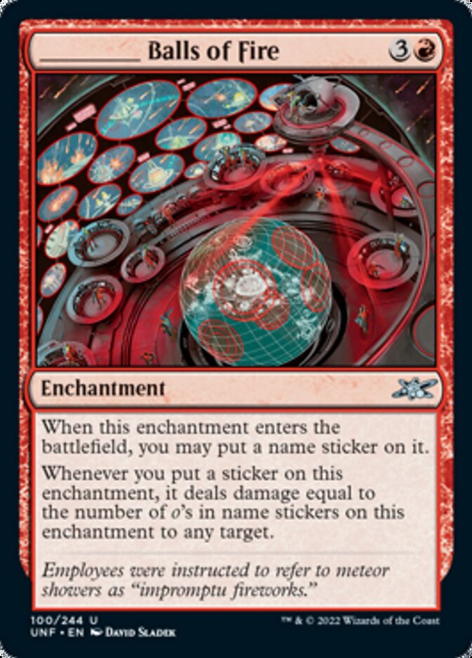 _____ Balls of Fire [Unfinity] - Magic: The Gathering - Card Brawlers | Quebec | Canada |