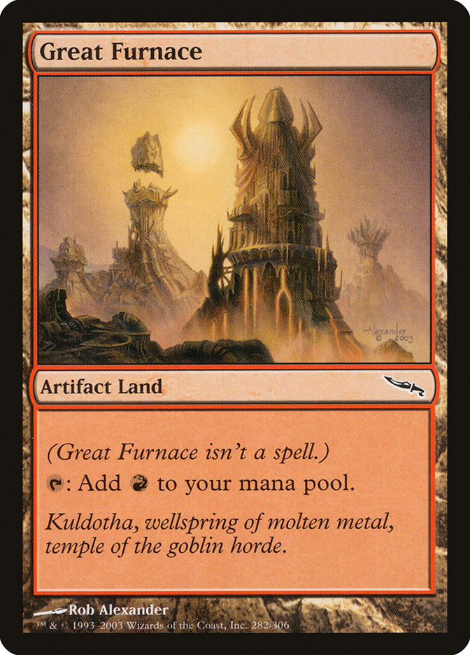 Great Furnace [Mirrodin] - Magic: The Gathering - Card Brawlers | Quebec | Canada |