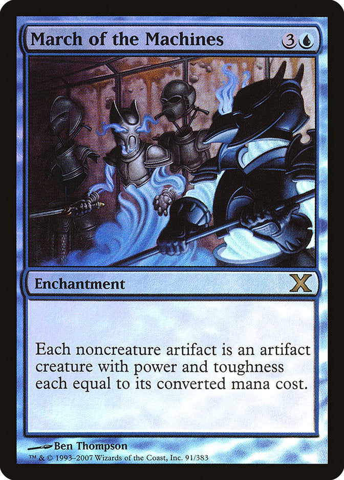 March of the Machines (Premium Foil) [Tenth Edition] - Magic: The Gathering - Card Brawlers | Quebec | Canada |