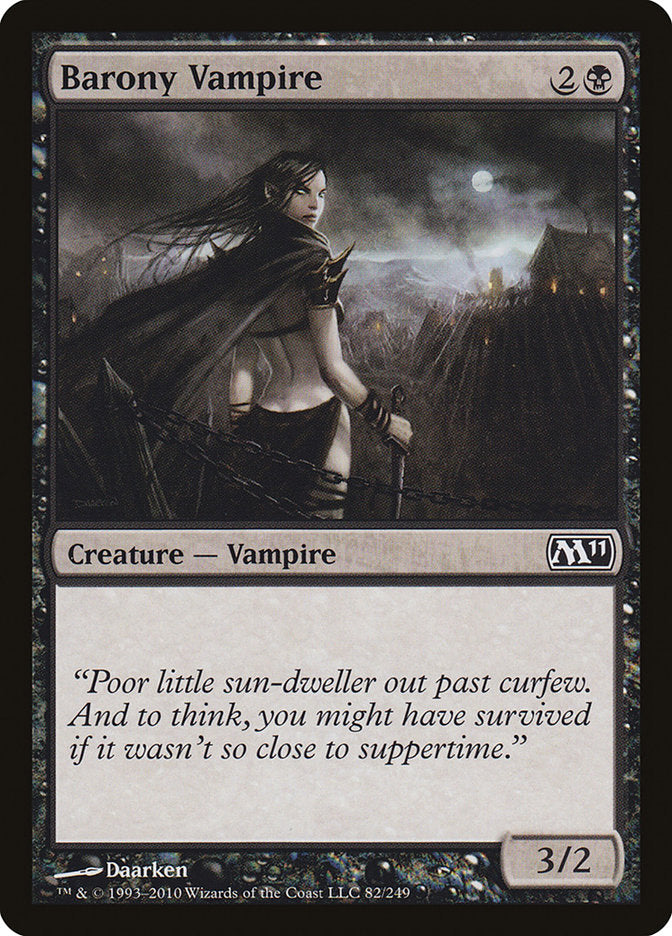 Barony Vampire [Magic 2011] - Magic: The Gathering - Card Brawlers | Quebec | Canada |