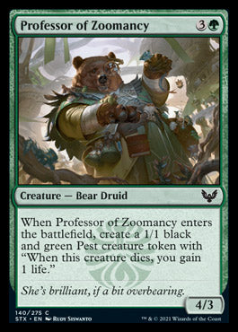 Professor of Zoomancy [Strixhaven: School of Mages] - Magic: The Gathering - Card Brawlers | Quebec | Canada |