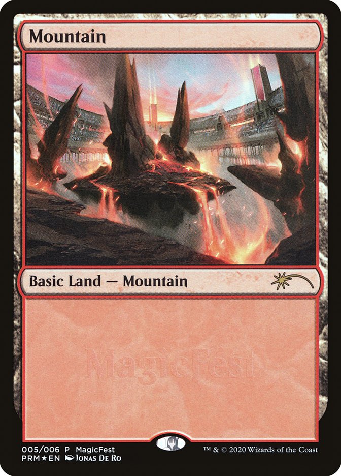 Mountain (5) [MagicFest 2020] - Magic: The Gathering - Card Brawlers | Quebec | Canada |