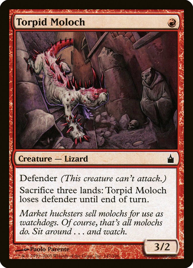 Torpid Moloch [Ravnica: City of Guilds] - Magic: The Gathering - Card Brawlers | Quebec | Canada |