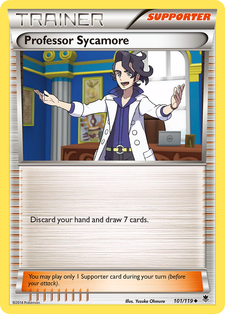 Professor Sycamore (101/119) [XY: Phantom Forces] - Pokémon - Card Brawlers | Quebec | Canada |