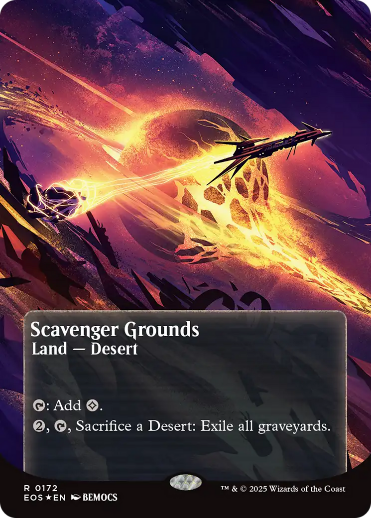 Scavenger Grounds (0172) (Borderless) (Galaxy Foil) [Edge of Eternities: Stellar Sights] - Magic: The Gathering - Card Brawlers | Quebec | Canada |