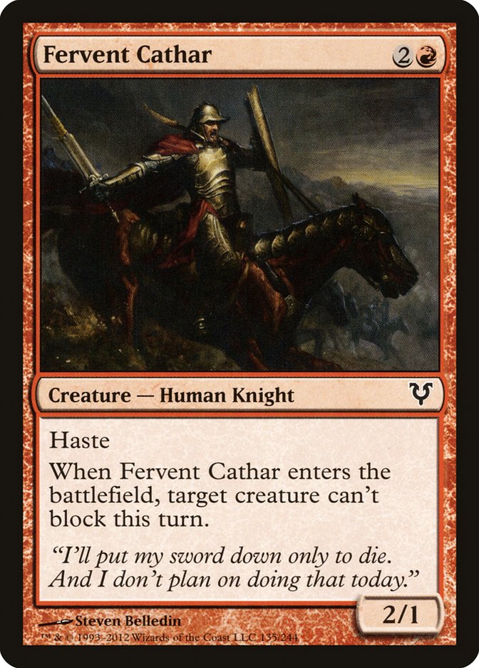Fervent Cathar [Avacyn Restored] - Magic: The Gathering - Card Brawlers | Quebec | Canada |