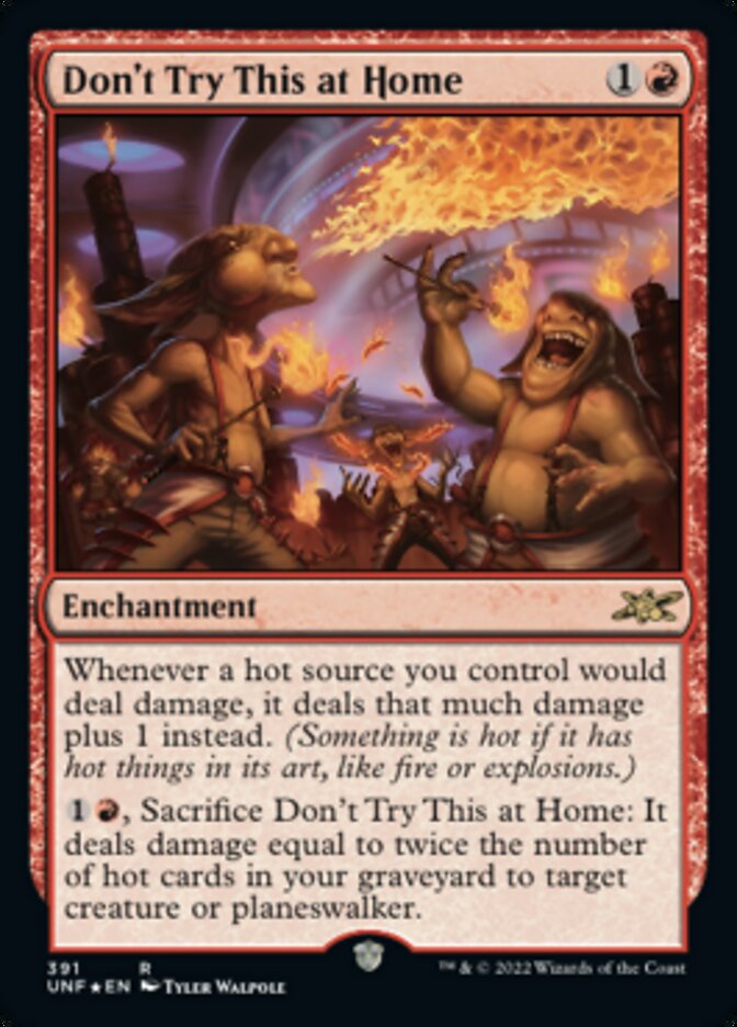 Don't Try This at Home (Galaxy Foil) [Unfinity] - Magic: The Gathering - Card Brawlers | Quebec | Canada |