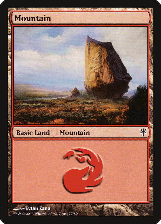 Mountain (77) [Duel Decks: Sorin vs. Tibalt] - Magic: The Gathering - Card Brawlers | Quebec | Canada |