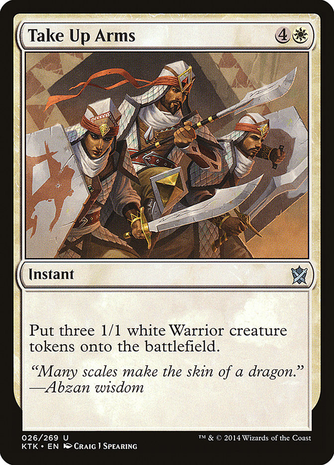 Take Up Arms [Khans of Tarkir] - Magic: The Gathering - Card Brawlers | Quebec | Canada |