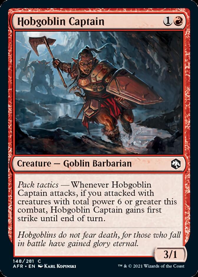 Hobgoblin Captain [Dungeons & Dragons: Adventures in the Forgotten Realms] - Magic: The Gathering - Card Brawlers | Quebec | Canada |