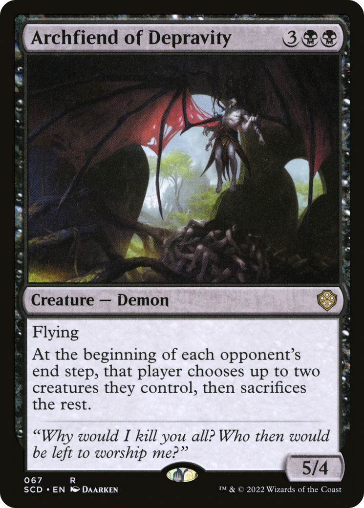 Archfiend of Depravity [Starter Commander Decks] - Magic: The Gathering - Card Brawlers | Quebec | Canada |