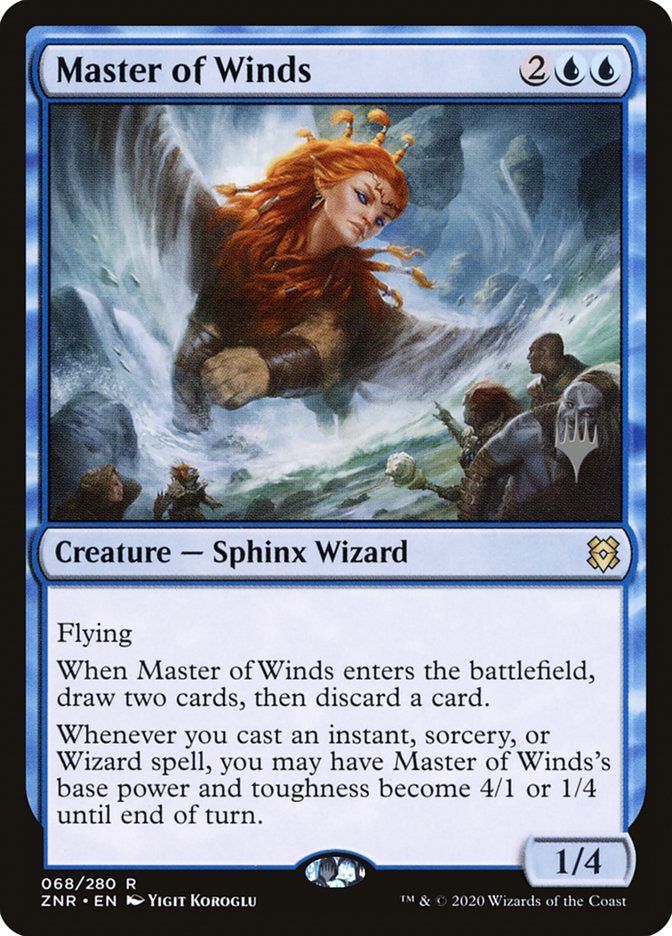 Master of Winds (Promo Pack) [Zendikar Rising Promos] - Magic: The Gathering - Card Brawlers | Quebec | Canada |