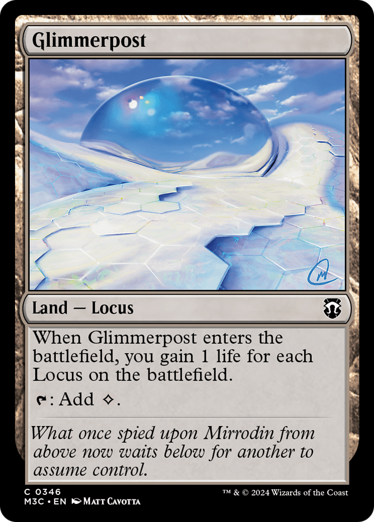 Glimmerpost (Ripple Foil) [Modern Horizons 3 Commander] - Magic: The Gathering - Card Brawlers | Quebec | Canada |