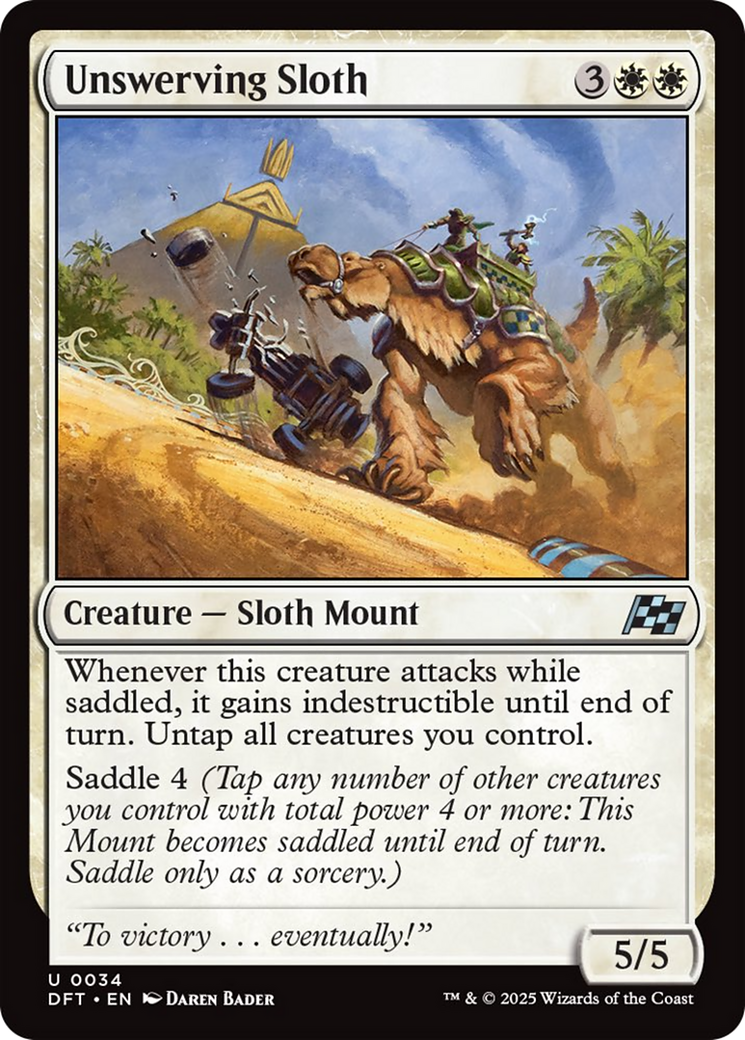 Unswerving Sloth [Aetherdrift] - Magic: The Gathering - Card Brawlers | Quebec | Canada |