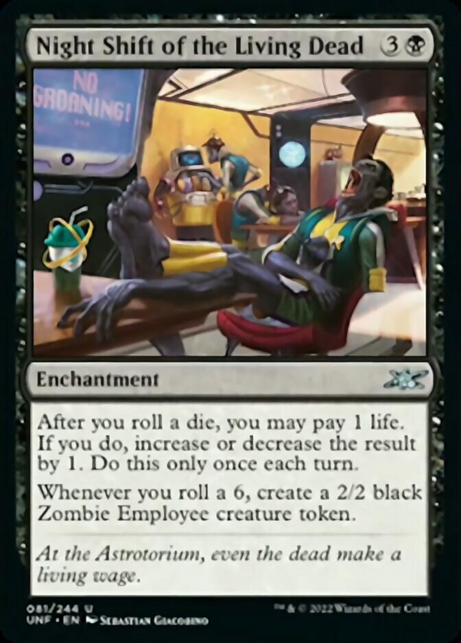 Night Shift of the Living Dead [Unfinity] - Magic: The Gathering - Card Brawlers | Quebec | Canada |