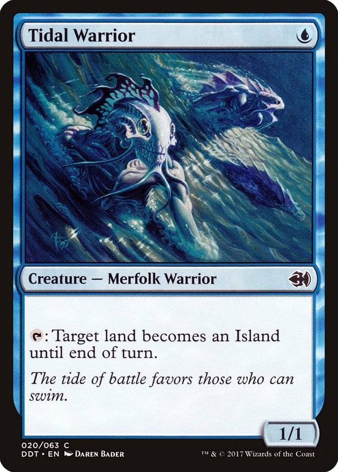 Tidal Warrior [Duel Decks: Merfolk vs. Goblins] - Magic: The Gathering - Card Brawlers | Quebec | Canada |