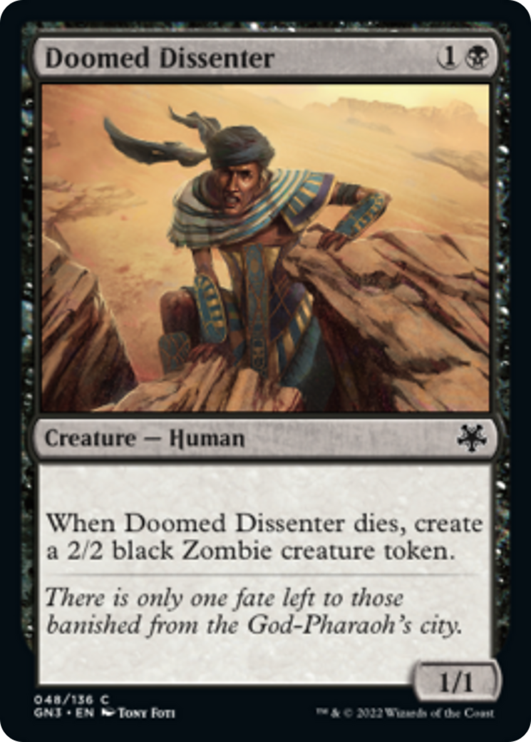 Doomed Dissenter [Game Night: Free-for-All] - Magic: The Gathering - Card Brawlers | Quebec | Canada |