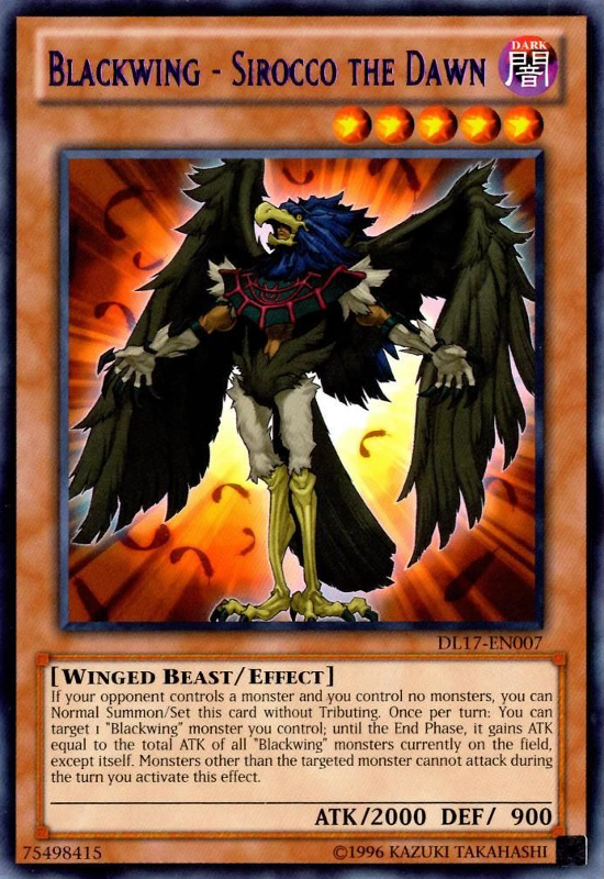 Blackwing - Sirocco the Dawn (Purple) [DL17-EN007] Rare - Yu-Gi-Oh! - Card Brawlers | Quebec | Canada |