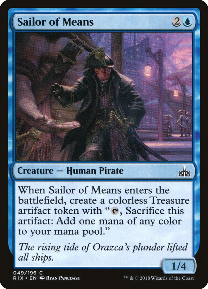Sailor of Means [Rivals of Ixalan] - Magic: The Gathering - Card Brawlers | Quebec | Canada |
