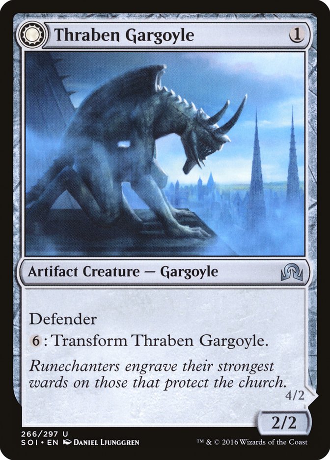 Thraben Gargoyle // Stonewing Antagonizer [Shadows over Innistrad] - Magic: The Gathering - Card Brawlers | Quebec | Canada |