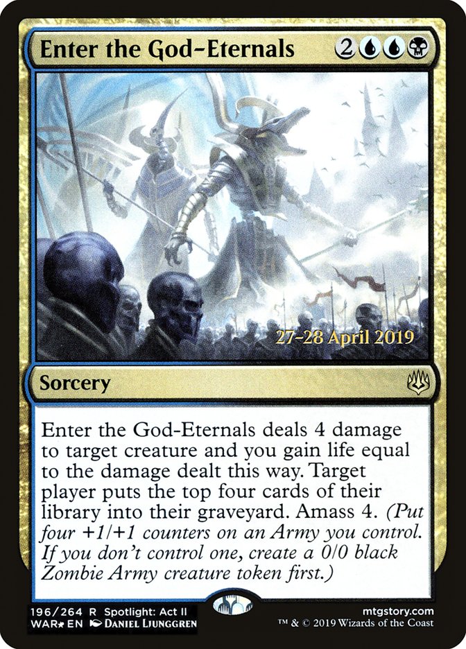 Enter the God-Eternals [War of the Spark Prerelease Promos] - Magic: The Gathering - Card Brawlers | Quebec | Canada |