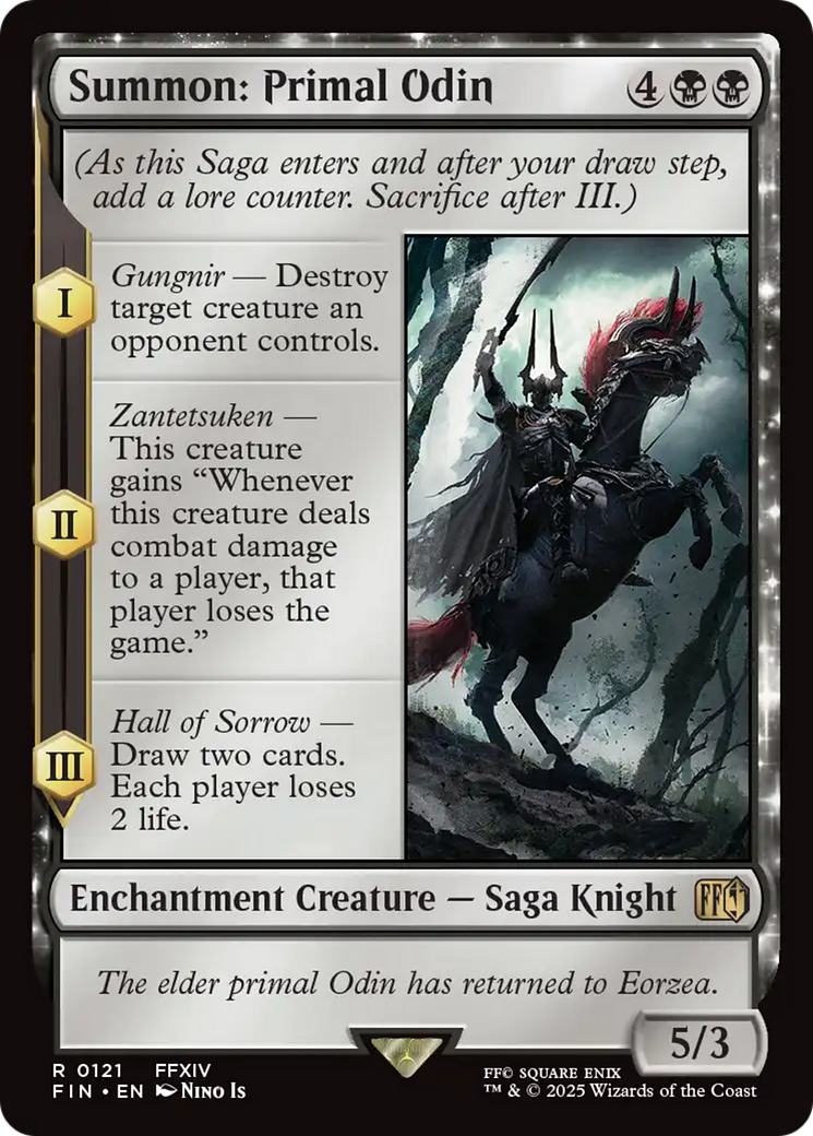 Summon: Primal Odin [FINAL FANTASY] - Magic: The Gathering - Card Brawlers | Quebec | Canada |