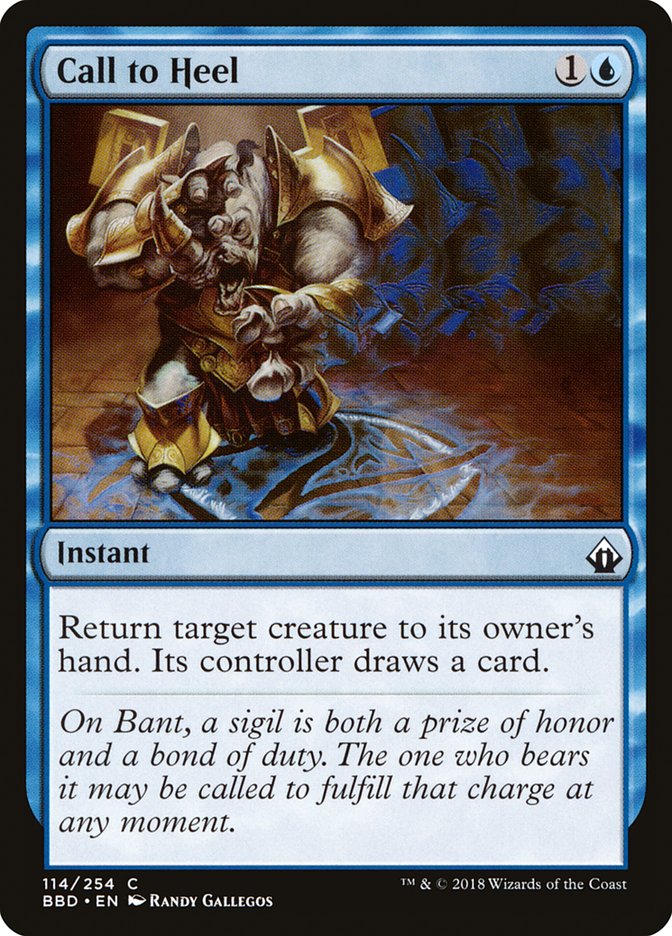 Call to Heel [Battlebond] - Magic: The Gathering - Card Brawlers | Quebec | Canada |