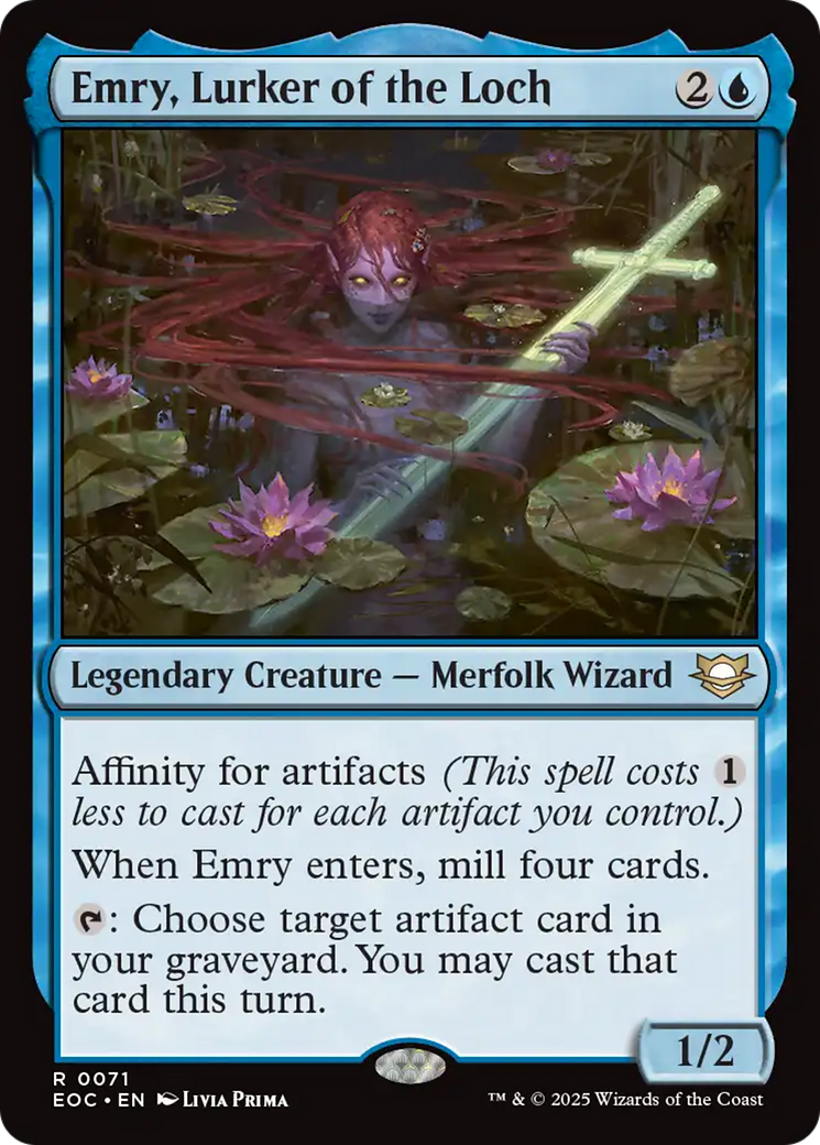 Emry, Lurker of the Loch [Edge of Eternities Commander] - Magic: The Gathering - Card Brawlers | Quebec | Canada |